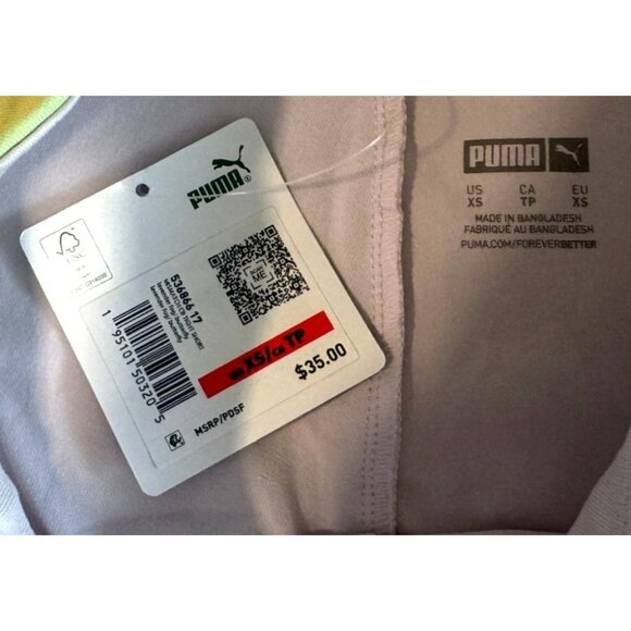 Puma Women's Athletic Mismatch Color Blocked Bike Shorts Size XS - Picture 4 of 5